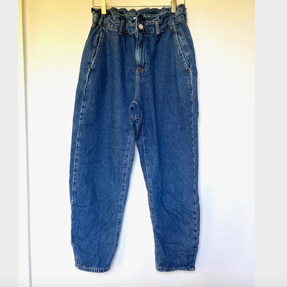 Zara paperbag denim